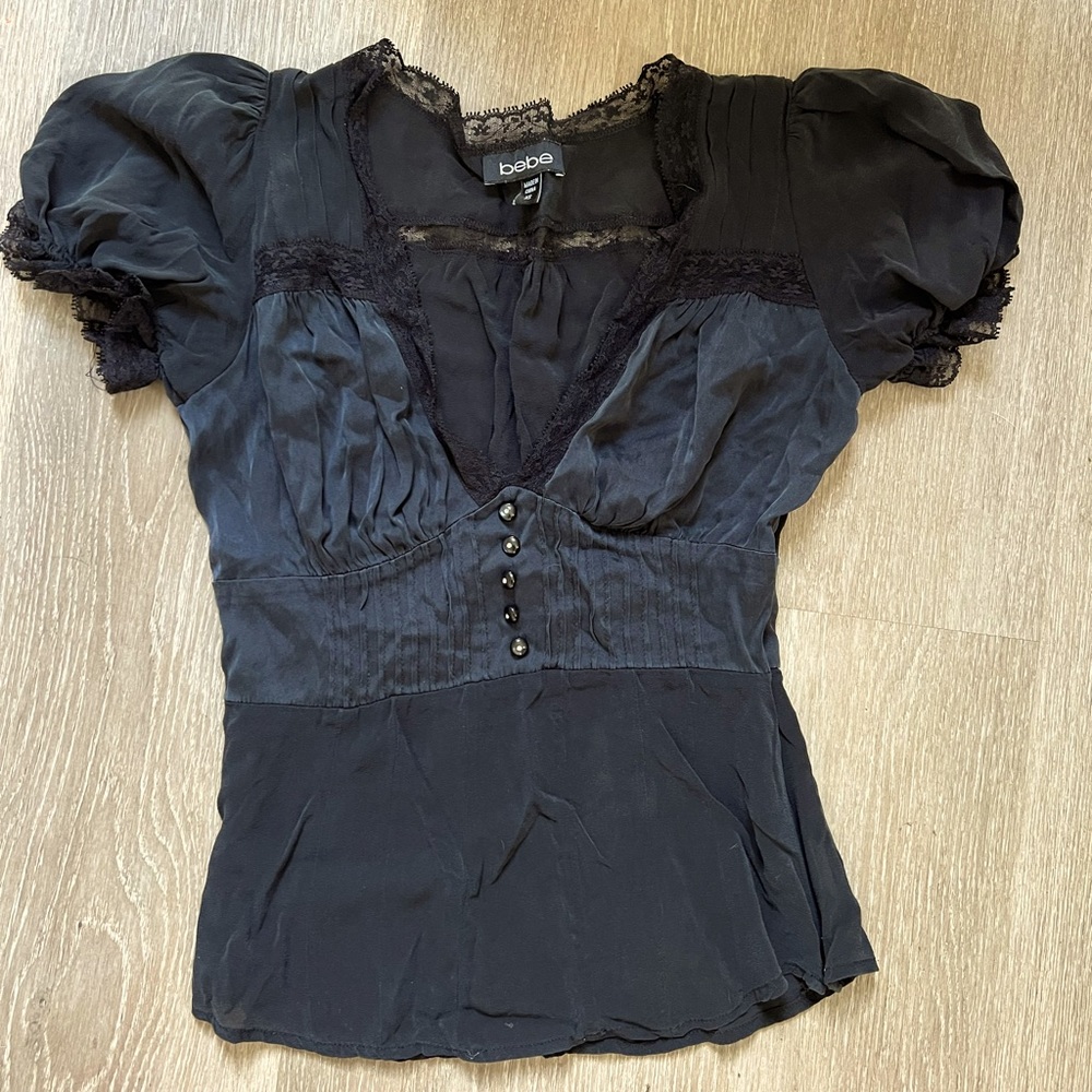 Black Bebe dress shirt